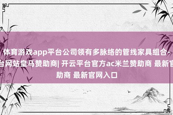 体育游戏app平台公司领有多脉络的管线家具组合-开云平台网站皇马赞助商| 开云平台官方ac米兰赞助商 最新官网入口