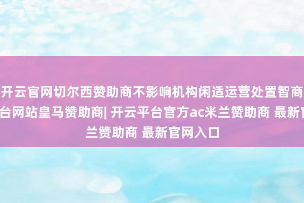 开云官网切尔西赞助商不影响机构闲适运营处置智商-开云平台网站