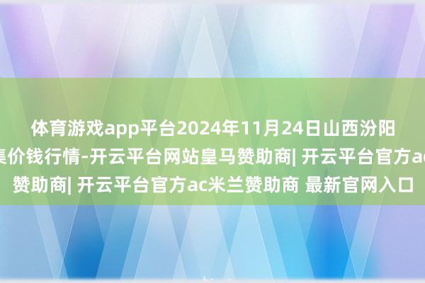 体育游戏app平台2024年11月24日山西汾阳市晋阳农副居品批发市集价钱行情-开云平台网站皇马赞助商| 开云平台官方ac米兰赞助商 最新官网入口